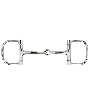 SILK STEEL D-Ring Trense einfach gebrochen Strke 14 mm - 350378-13,5