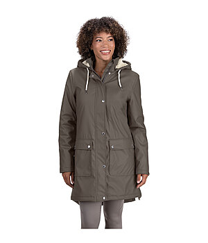 Felix B�hler Teddyfell-Kapuzen-Regenmantel Paris - 653665-M-DT