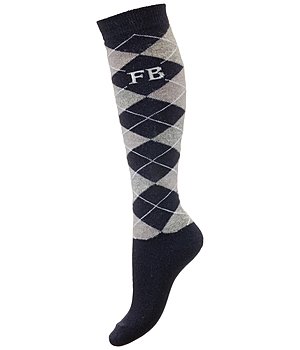 Felix Bhler Merino-Mix-Kniestrmpfe Argyle - 750559-2-M