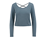 Langarm-Funktionsshirt Icy Glitter fr Damen