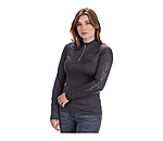 Zip-Funktions-Langarmshirt Lina