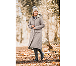 Teddyfell-Kapuzen-Regenmantel Paris long