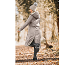 Teddyfell-Kapuzen-Regenmantel Paris long