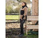 Damen-Outfit Kapuzen-Sherpa-Hoodie in latte macchiato