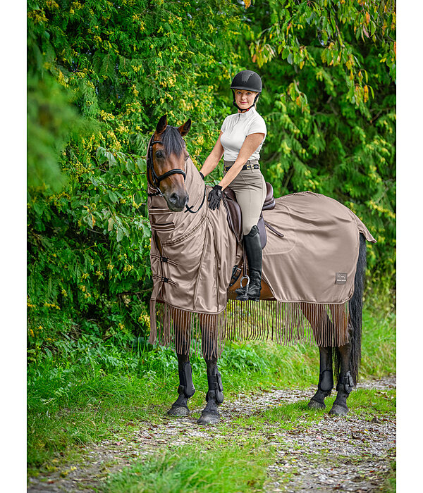 Ausreitdecke mit Fransen Elea