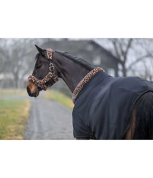 Fleecedecke mit Teddyfellkragen Leo