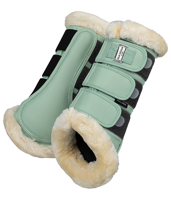Teddyfleece-Dressurgamaschen Essential, Hinterbeine