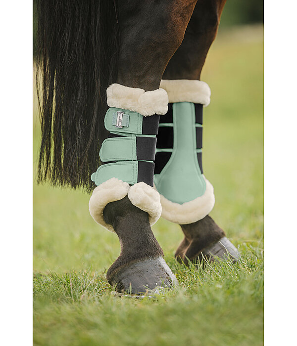 Teddyfleece-Dressurgamaschen Essential, Hinterbeine