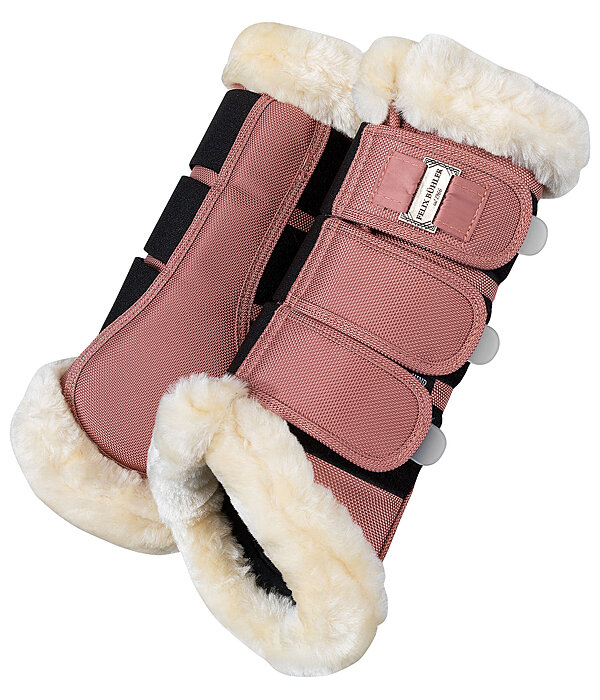 Teddyfleece-Dressurgamaschen Essential, Hinterbeine