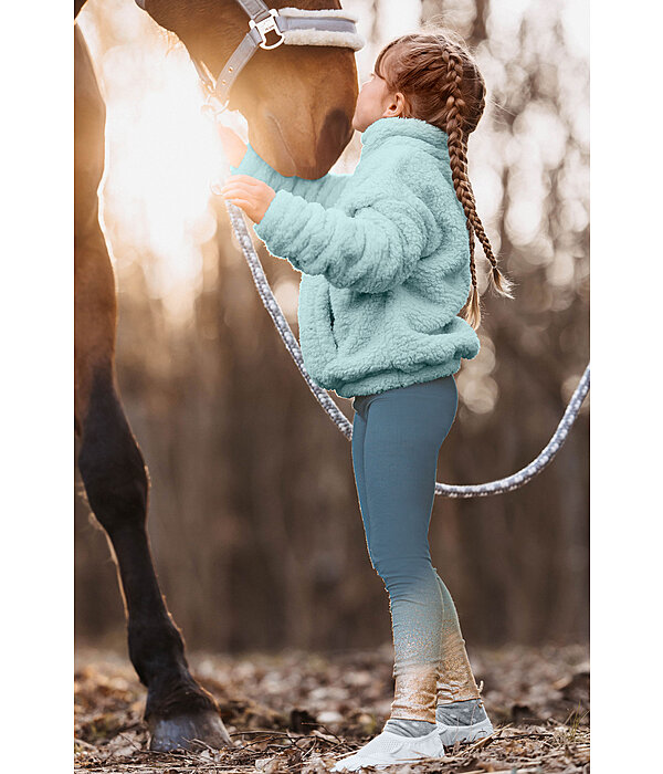 Kinder Voltigier-Leggings Icy Glitter