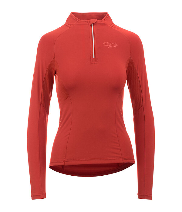 Zip-Funktions-Langarmshirt Sofie