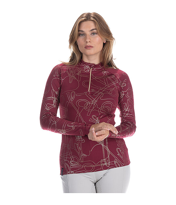 Zip-Funktions-Langarmshirt Hanne