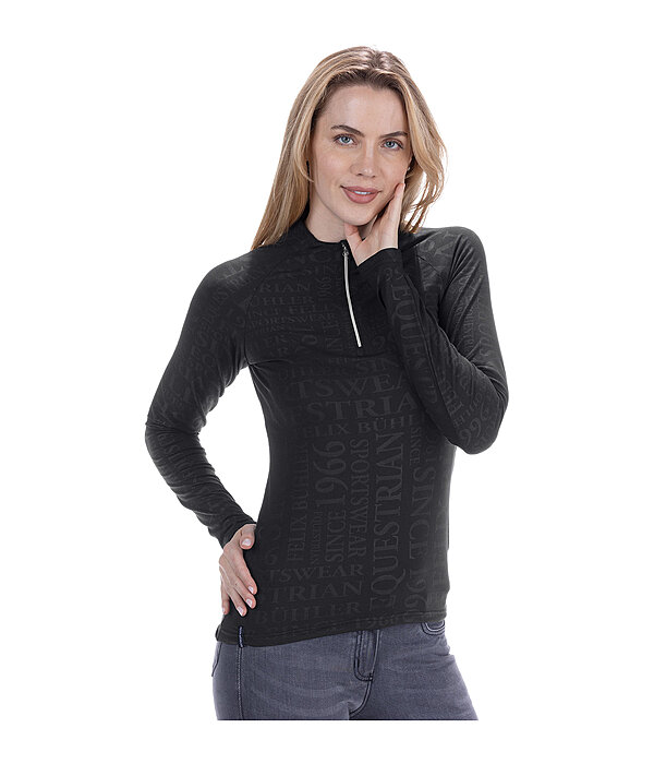 Zip-Funktions-Langarmshirt Lola