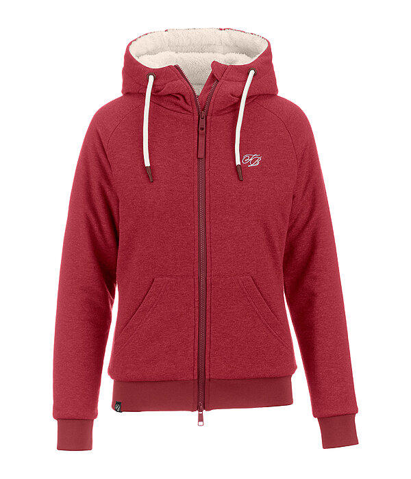 Kapuzen-Teddy-Sweatjacke Kaja