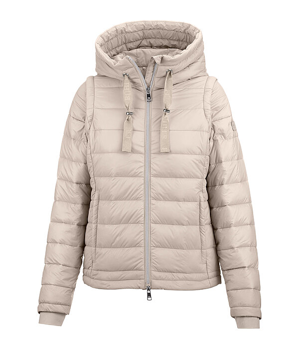 2 in 1 Kapuzen-Steppjacke Cecile