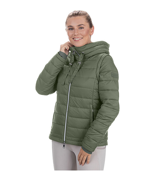 2 in 1 Kapuzen-Steppjacke Cecile