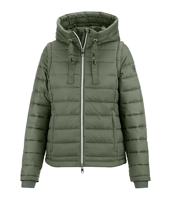 2 in 1 Kapuzen-Steppjacke Cecile