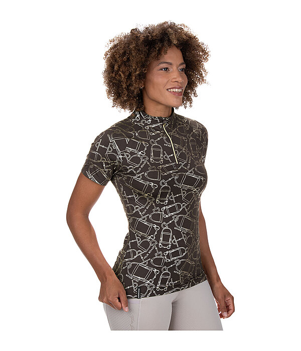 Zip-Funktionsshirt Amber