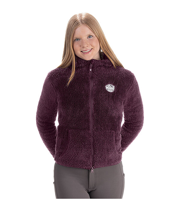 Kinder-Kapuzen-Teddyfleecejacke Irma
