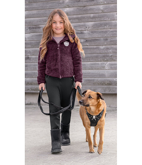 Kinder-Kapuzen-Teddyfleecejacke Irma