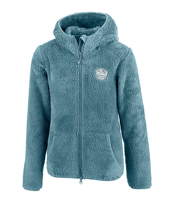 Kinder-Kapuzen-Teddyfleecejacke Irma