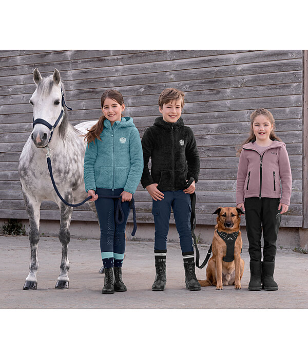 Kinder-Kapuzen-Teddyfleecejacke Irma