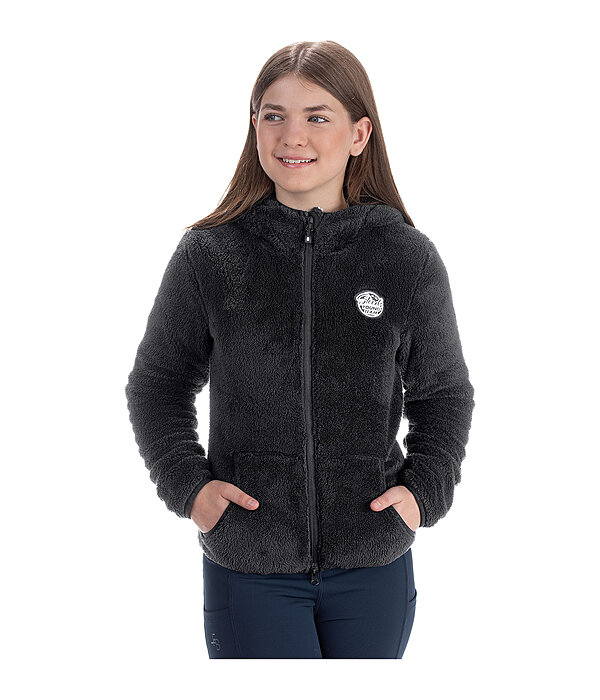 Kinder-Kapuzen-Teddyfleecejacke Irma