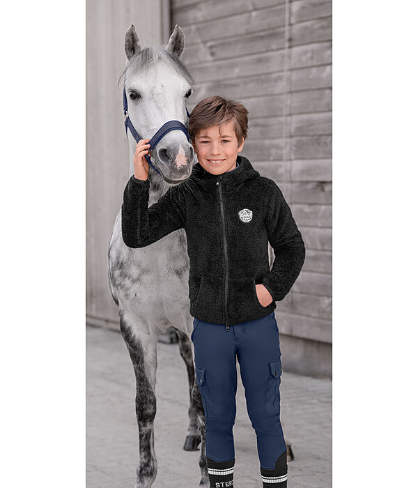Kinder-Kapuzen-Teddyfleecejacke Irma