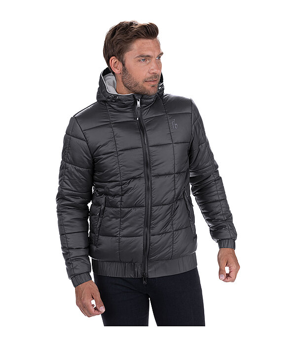Steppjacke herren winter schwarz