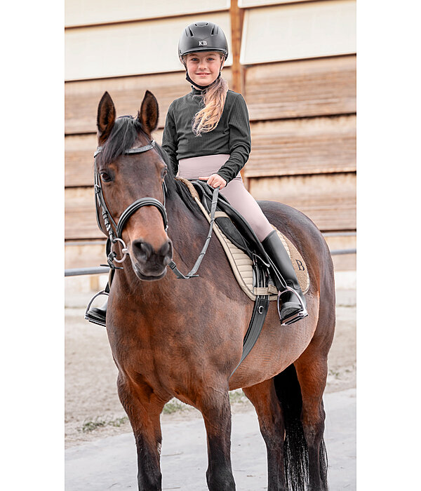 Kinder Grip-Reitleggings Kniebesatz Beginner