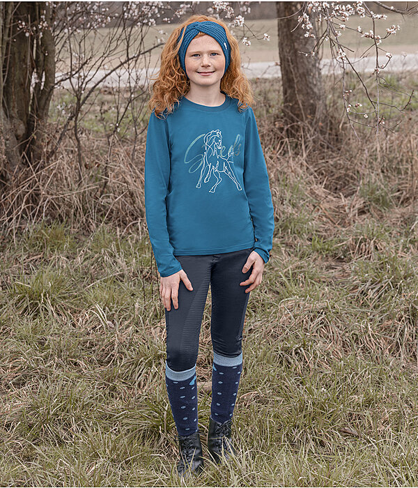 Kinder-Outfit Sissi in kobalt
