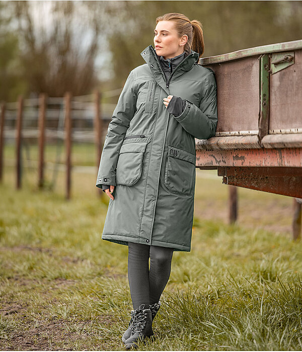 Damen-Outfit Funktions-Mantel in forest